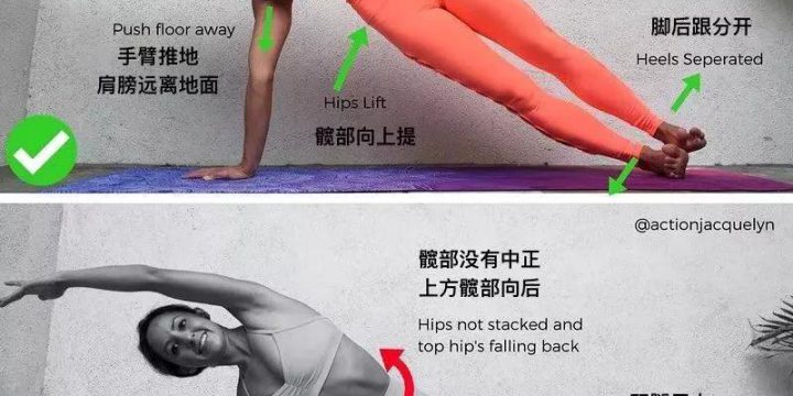 瑜伽体位教学~侧板式